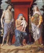 The Virgin and Child with the Magadalen and Saint John the Baptist Andrea Mantegna